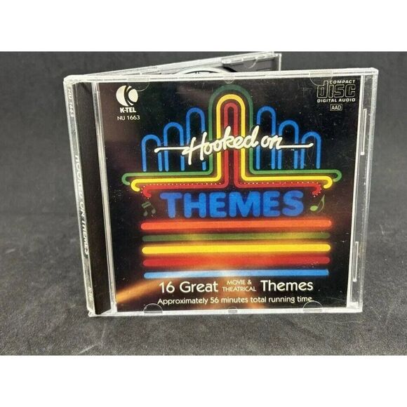 Hooked on Themes by Various Artists (CD, 1988, K-Tel Distribution) - Picture 1 of 4